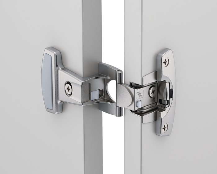 Hettich Grundscharnier Selekta Pro 2000 230 ° vorliegend, halb vorliegend Auflage 6,5 mm vernickelt