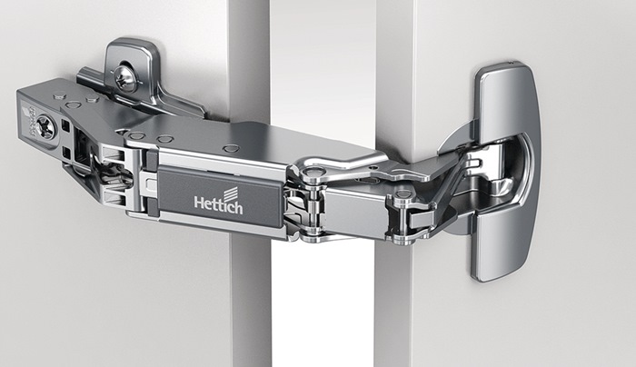 Hettich Weitwinkelscharnier Sensys 8657i mit integrierter Dämpfung THS 55 vorliegend vernickelt