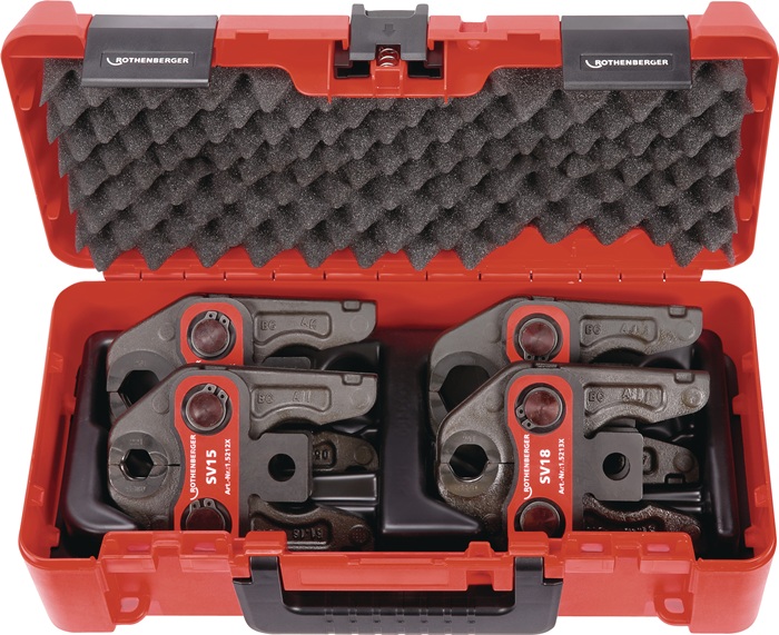 ROTHENBERGER Pressbackenset Standard 32 kN Nennweite 15-18-22-28 mm Typ M