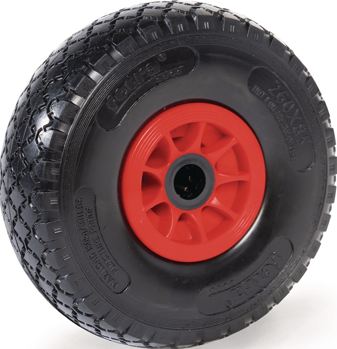 FETRA Polyurethanreifen 70602 Rad-Ø 260 mm Tragfähigkeit 150 kg PU-Bereifung PU Block