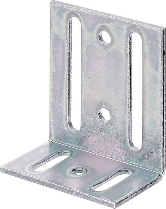 GAH Alberts Verstellwinkel Länge 40 x 77 mm Breite 65 mm Stärke 3 mm Stahl roh galv. verz. dickschichtpassiviert