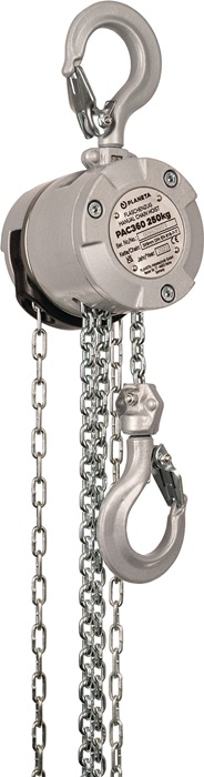PLANETA Flaschenzug PAC360 Tragfähigkeit 250 kg Hubhöhe 3,0 m Aluminium