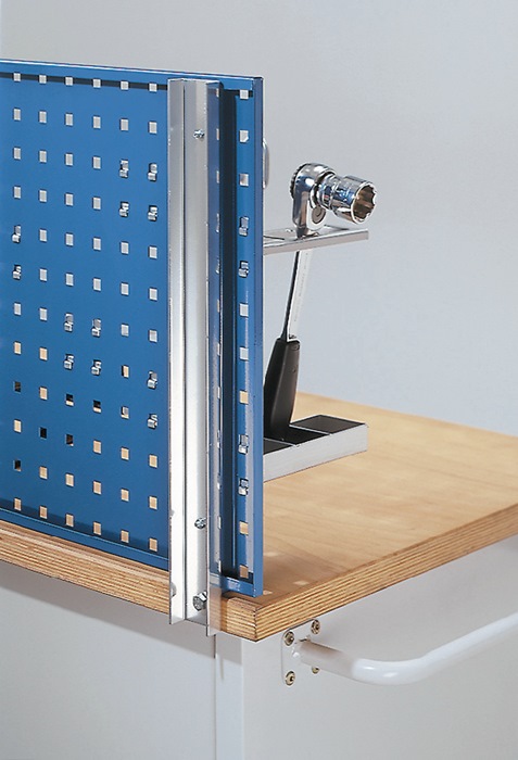 RasterPlan Werkbankhalterung für Plattenlänge 1500/2000 mm passend für Loch-/Schlitzplatten
