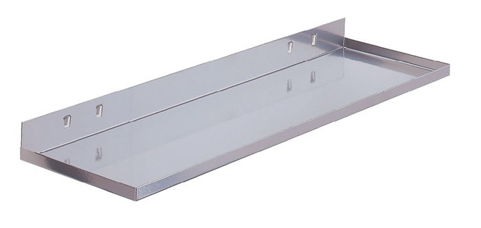 RasterPlan Ablageplatte B350xT125mm alufarben passend für Lochplatte