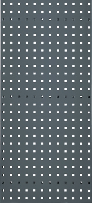 RasterPlan Lochplatte B450xL1000mm anthrazitgrau, RAL 7016