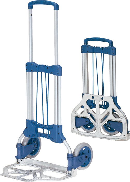 FETRA Transportkarre klappbar Stahlrohr/Aluminium Höhe 1090 mm Schaufellänge 320 mm Schaufelbreite 480 mm Tragfähigkeit 125 kg