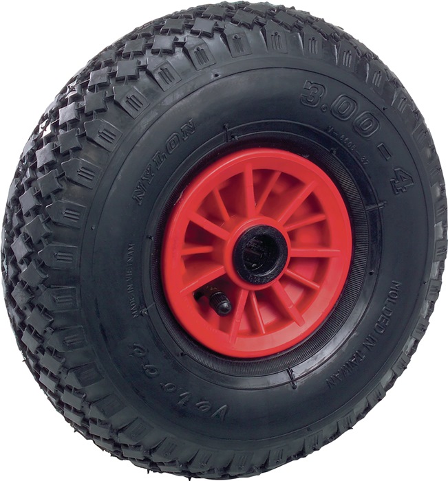 FETRA Luftrad 70100 Rad-Ø 260 mm Tragfähigkeit 200 kg Ersatzrad Block 2 PR Gleitlager
