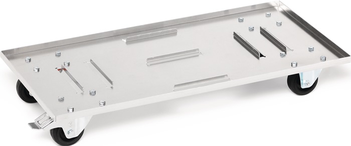 Quality Brand Transportwagen Stahl verzinkt für Aluminiumboxen 29 l - 91 l Gesamttragfähigkeit 50 kg