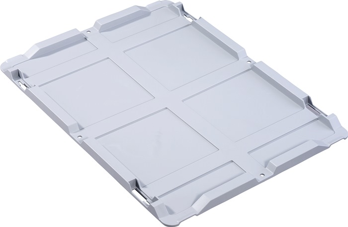ALLIT Stülpdeckel PP L400xB300mm grau für Transportstapelkasten