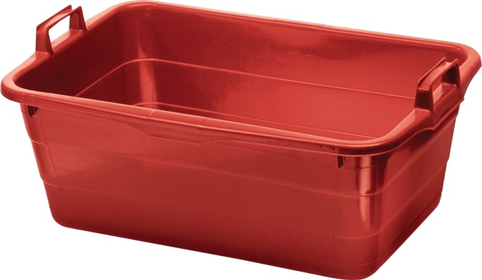 Lockweiler Wanne L800xB535xH300mm Inhalt 85 l PE rot