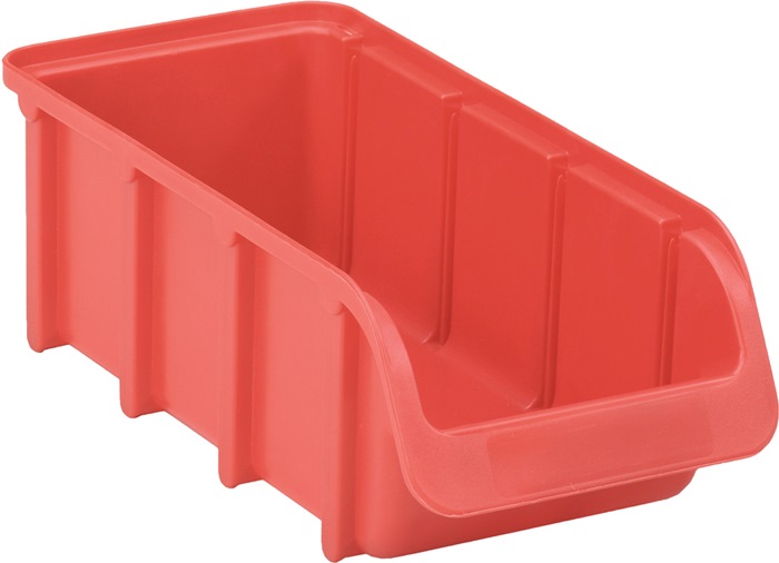 Hünersdorff Sichtlagerkasten L216/183xB102xH74mm PP rot stapelbar