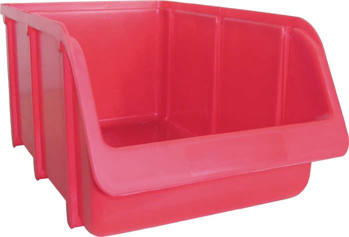 Hünersdorff Sichtlagerkasten L332/290xB207xH155mm PP rot stapelbar