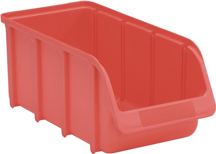Hünersdorff Sichtlagerkasten L318/286xB146xH127mm PP rot stapelbar