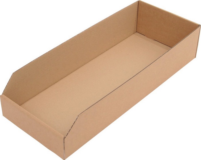 TRANSPAK Regalkasten L500xB200xH100mm braun 1-wellige Pappe