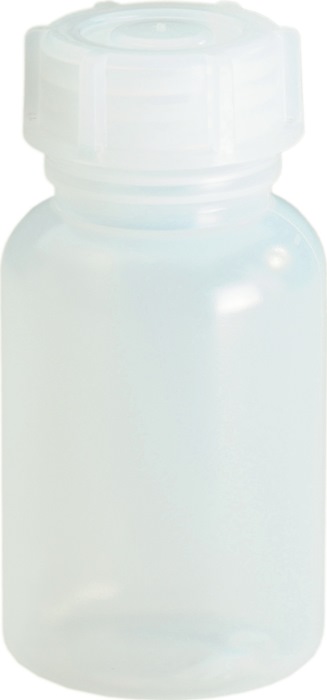 Hünersdorff Weithalsflasche Gesamthöhe 154 mm Gesamt-Ø 77 mm Polyethylen (LDPE) naturfarben Einfüllöffnung-Ø 39,2 mm