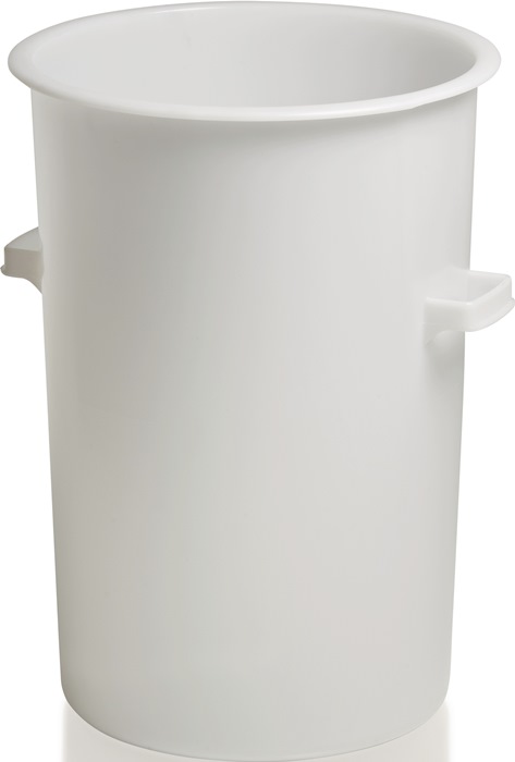 CRAEMER Kunststoffbehälter rund 110 l HD-PE weiß D515xH733mm mit Außengriff