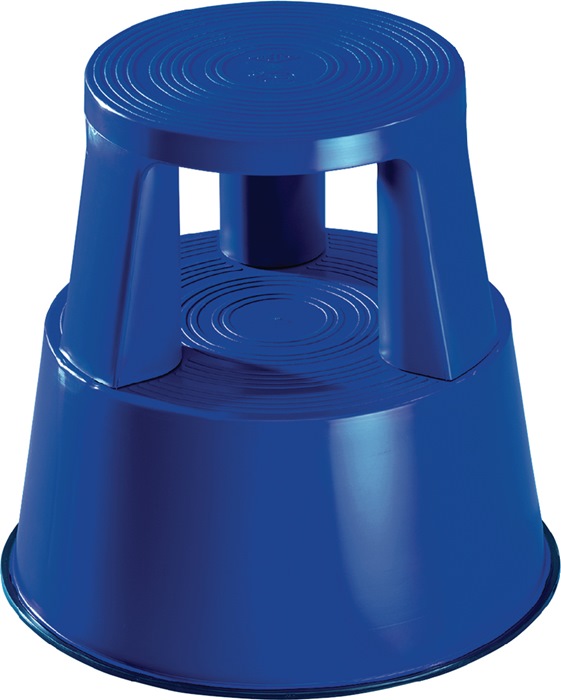 WEDO Rollhocker Kunststoff blau Höhe mit/ohne Belastung 425/430 mm Oberer-Ø 290 mm Unterer-Ø 440 mm