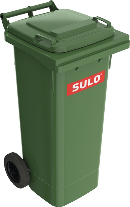 SULO Müllgroßbehälter 80 l HDPE grün fahrbar, nach EN 840