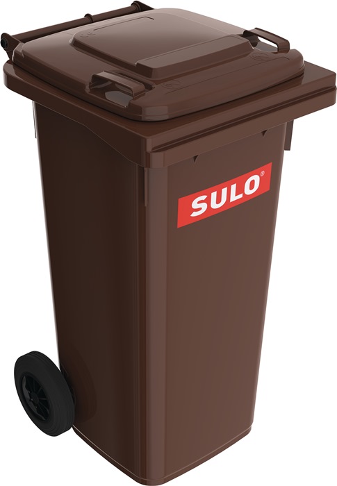 SULO Müllgroßbehälter 120 l HDPE braun fahrbar, nach EN 840