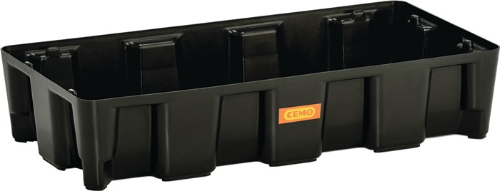 CEMO Auffangwanne 35 l L800xB400xH165mm Polyethylen ohne PE-Rost