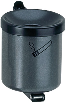 TKG Wandascher Ø150xH145mm graphit mit Kippvorrichtung