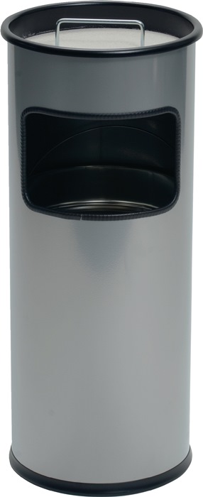 DURABLE Kombiascher Ø260xH620mm silber Stahlblech