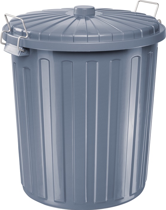 helit Abfalltonne H570xB490xTmm 55 l grau
