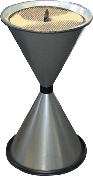 TKG Standascher D405xH770mm anthrazit Stahlblech