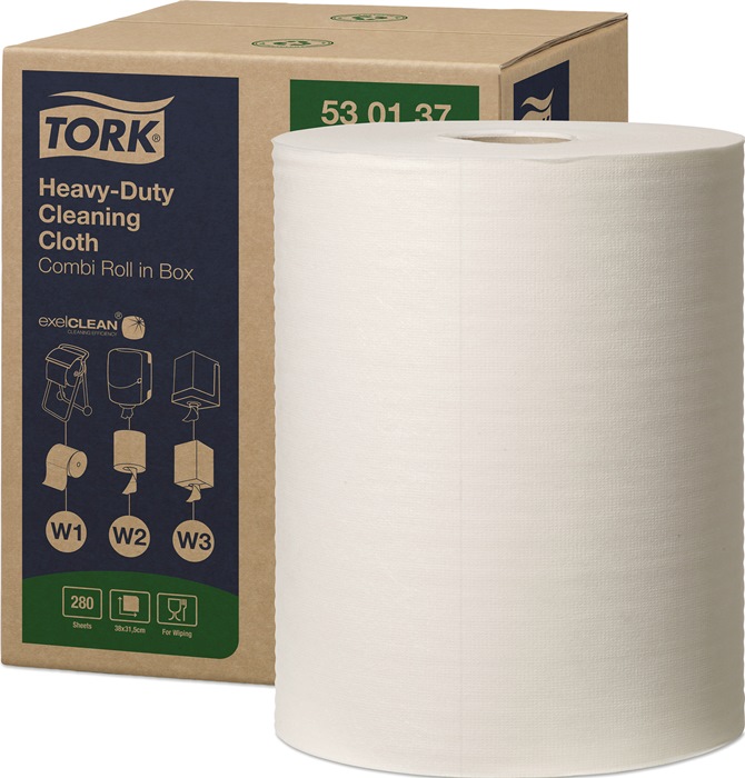 TORK Putztuch 530137 L.ca.106 mxB.ca.315 mm weiß 1-lagig