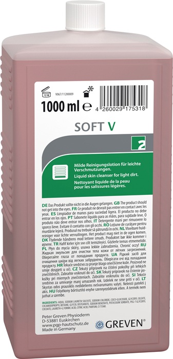 GREVEN Hautreinigungslotion ® SOFT V 1 l Flasche passend für 9000 473 400 leichte Verschmutzung