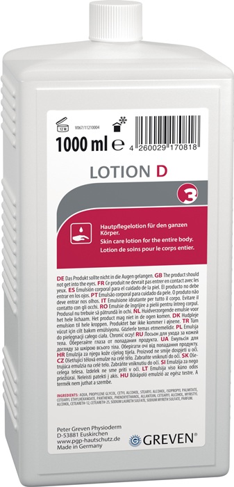GREVEN Hautpflegelotion ® LOTION D 1 l silikonfrei, parfümiert