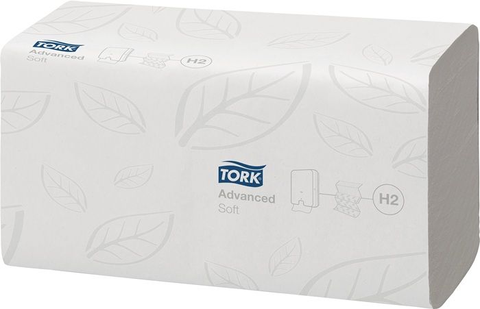 TORK Handtuch Xpress® 120398 2-lagig, Advanced Qualität weiß L.ca.256 mmxB.ca.212 mm passend für 9000 474 202