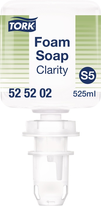 TORK Schaumseife Premium 525202 525 ml passend für 9000 474 155 parfümfrei, mild, transparent