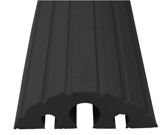 dancop Schlauch- und Kabelbrücke L1200xB210xH65mm Vollgummi schwarz