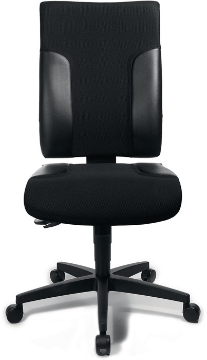 TOPSTAR Bürodrehstuhl mit Synchrontechnik schwarz/schwarz 420-540 mm ohne Armlehnen Tragfähigkeit 110 kg