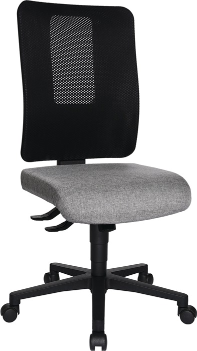 TOPSTAR Bürodrehstuhl mit Synchrontechnik schwarz/hellgrau 460-560 mm Tragfähigkeit 110 kg