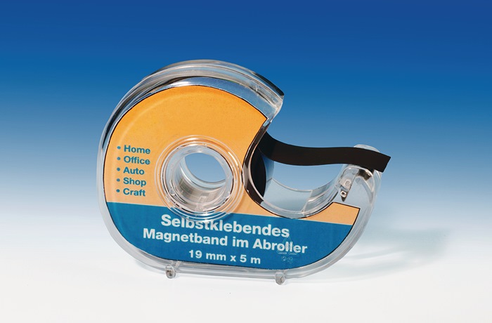magnetoplan Magnetklebeband Bandbreite 19 mm Bandlänge 5 m im Spender