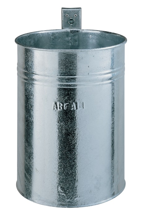 RENNER Abfallbehälter H430xØ330mm 35 l verzinkt