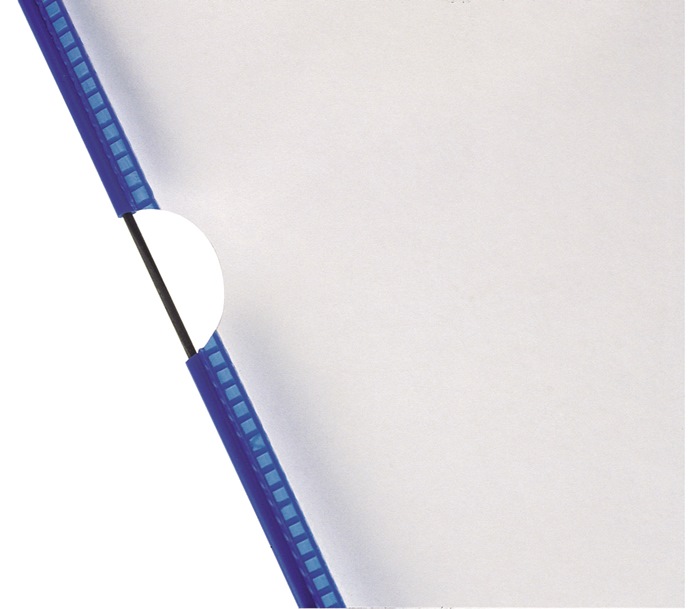 Tarifold Sichttafel PVC mit Drahtrahmen kunststoffummantelt blau DIN A4 reflexionsfrei