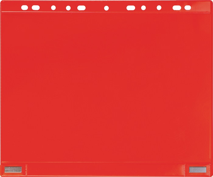 Tarifold Magnetische Sichttasche B265xH315mm rot für Format DIN A4