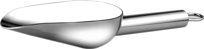 WILESCO Abwiegeschaufel Edelstahl silber Länge 205 mm Inhalt 125 ml