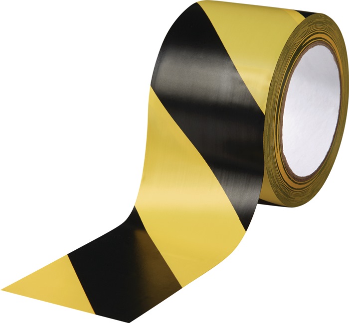 ROCOL Bodenmarkierungsband Easy Tape PVC schwarz/gelb Länge 33 m Breite 75 mm