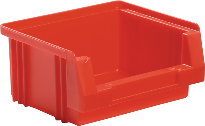 LA-KA-PE Sichtlagerkasten PLK L90xB102xH50mm PP rot