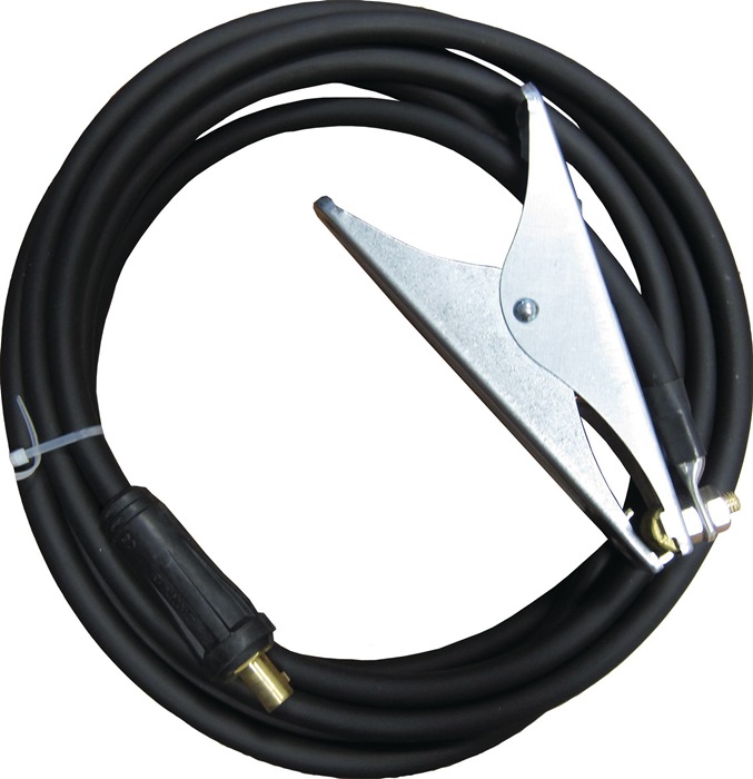 CONZELMANN Massekabel konfektioniert 400 A Kabellänge 4 m Kabel-Ø 50 mm² KS 50 Erdklemme gummiummantelt