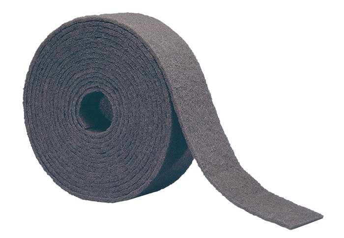 TECWERK Schleifvliesrolle Länge 10 m Breite 100 mm ultra fine grau