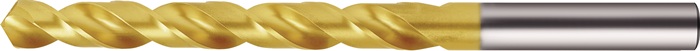 TECWERK Spiralbohrer DIN 338 Typ UNI Nenn-Ø 8 mm HSS-Co5 TiN Zylinderschaft kurz