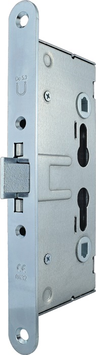 Bever & Klophaus Panik-Einsteckschloss 1009PPF Panik-Funktion E abgerundet 24/65/72/9 mm DIN links/rechts Stahl verzinkt mit Wechsel