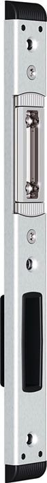 FUHR Schließteil 59046 Falle/Riegel U-Stulp 24x8 mm links / rechts silberfarbig