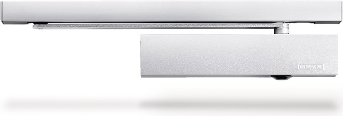 GEZE Türschließerset TS 5000 L-E, Ecline silber EN 3-5