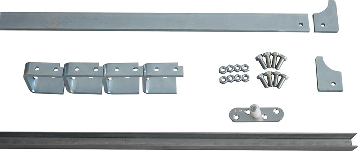 HBS Betz Laufschienen-Set 80785 Schienengröße 30x5mm Stahl verzinkt 60 mm Rollen